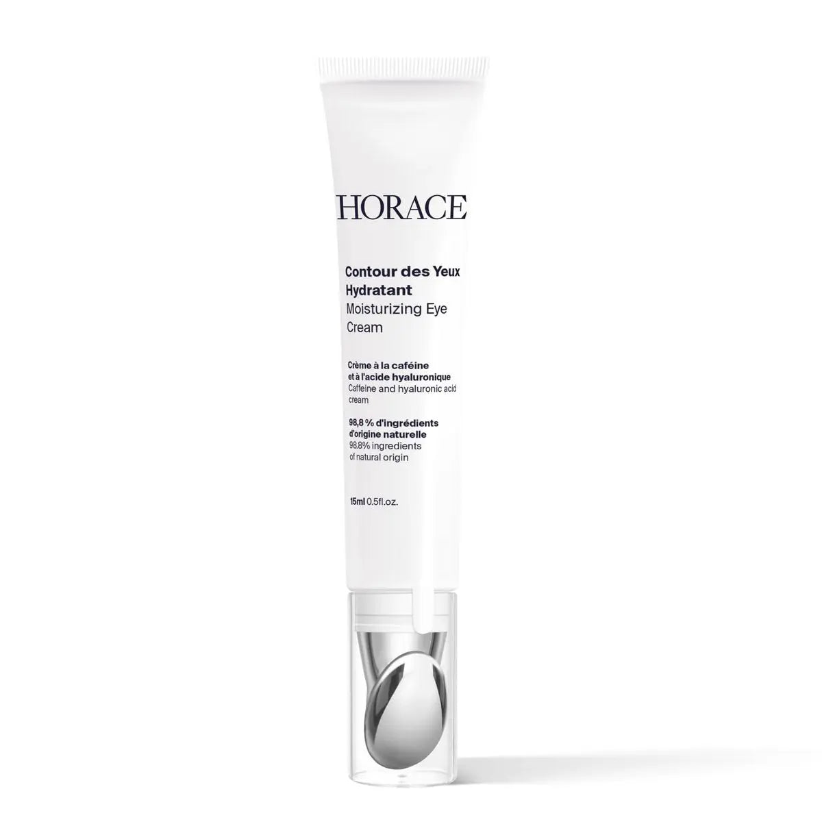 HORACE Under-Eye Moisturizer for Men – Anti-Fatigue Eye Cream to Reduce Dark Circles and Puffiness – Hydrating & Smoothing Formula – Unscented, 15ml Avelisse