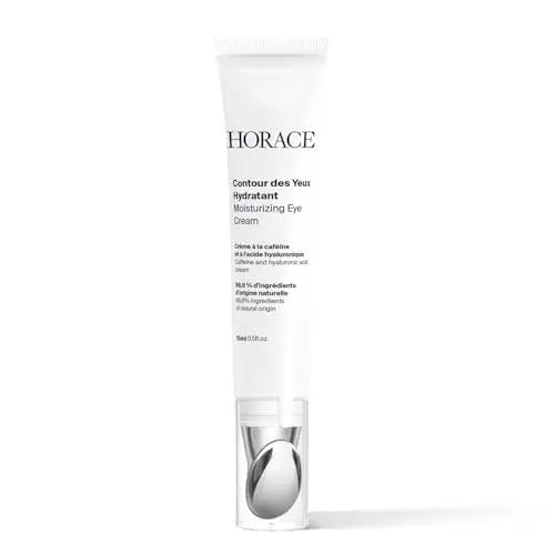 HORACE Under-Eye Moisturizer for Men – Anti-Fatigue Eye Cream to Reduce Dark Circles and Puffiness – Hydrating & Smoothing Formula – Unscented, 15ml Avelisse