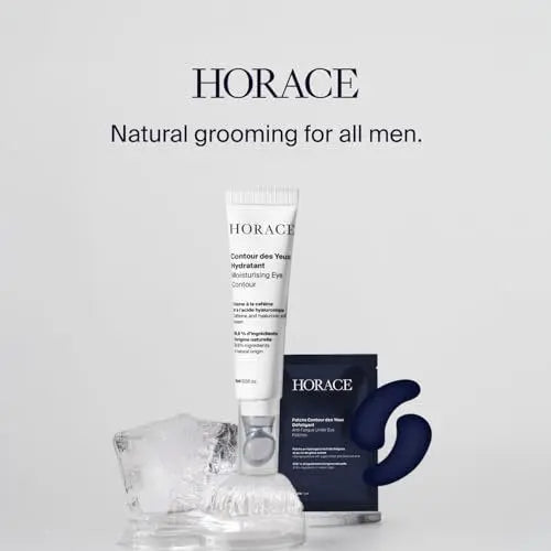 HORACE Under-Eye Moisturizer for Men – Anti-Fatigue Eye Cream to Reduce Dark Circles and Puffiness – Hydrating & Smoothing Formula – Unscented, 15ml Avelisse