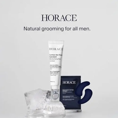 HORACE Under-Eye Moisturizer for Men – Anti-Fatigue Eye Cream to Reduce Dark Circles and Puffiness – Hydrating & Smoothing Formula – Unscented, 15ml Avelisse