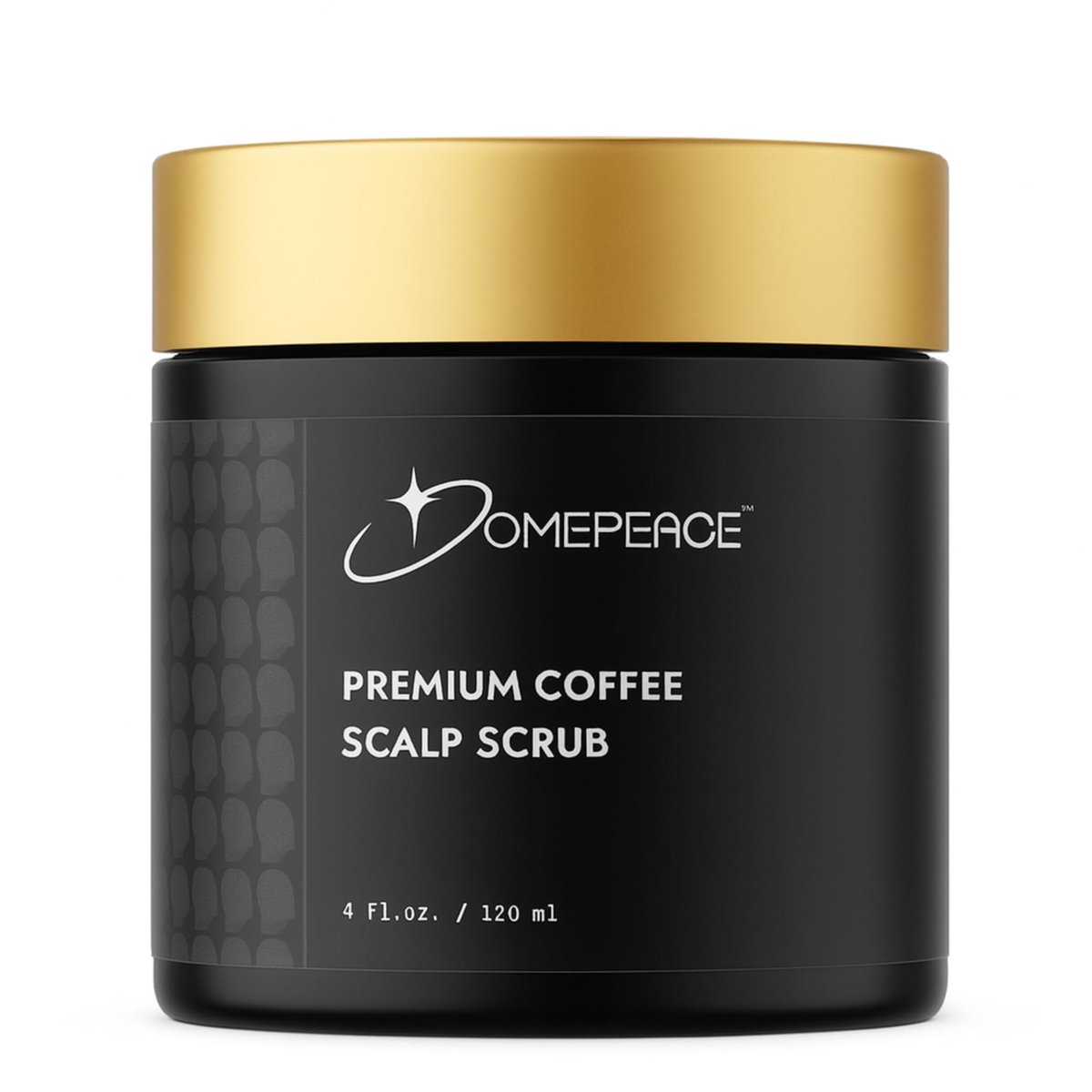 Domepeace Exfoliating Scalp Scrub for Bald Men – Coffee-Infused Scrub for Smoother Shaves, Cleaner Skin & Better Scalp Health – 4 oz - görsel 1