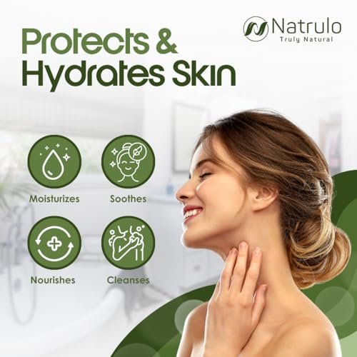 Natrulo Eczema Soap Bar for Face and Body – All Natural Dermatitis, Psoriasis Treatment for Dry Itchy Sensitive Skin Relief – Gentle Detoxifying, Healing, Anti-Itch, Oatmeal Goat Milk Wash for Kids & Adults (5 oz) - görsel 5