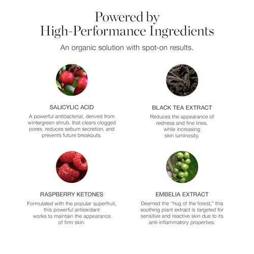Ogee Plant-Based Acne Treatment for Face with Salicylic Acid - Targeted Acne Spot Treatment with Soothing Ceramic Application Tip Avelisse