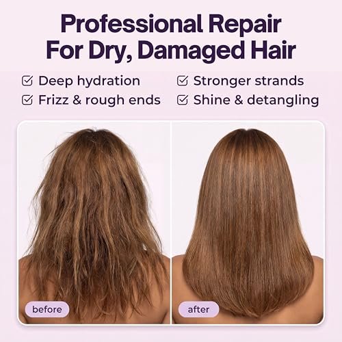 sohl-I.D. Hair Mask for Dry & Damaged Hair – Deep Conditioning Repair Treatment with Vitamins B3, B5, B7, C & E – Vegan & Cruelty-Free, 6.76 fl oz Avelisse