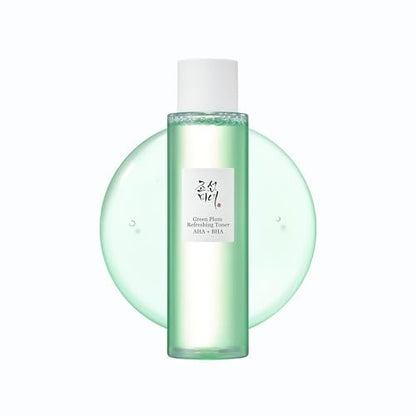 Beauty of Joseon Green Plum AHA BHA Toner - Refreshing Facial Essence Moisturizer, Mild Exfoliating Salicylic Acid for All Skin Types, Korean Skin Care for Men Women 150ml