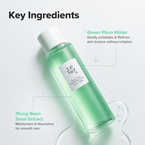 Beauty of Joseon Green Plum AHA BHA Toner - Refreshing Facial Essence Moisturizer, Mild Exfoliating Salicylic Acid for All Skin Types, Korean Skin Care for Men Women 150ml - görsel 10