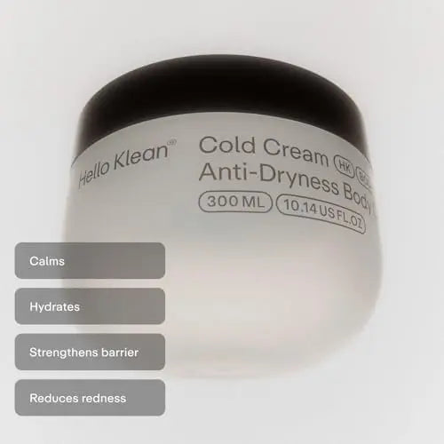 Hello Klean Cold Cream Anti-Dryness Body Cream - 10.14 Fl Oz Avelisse