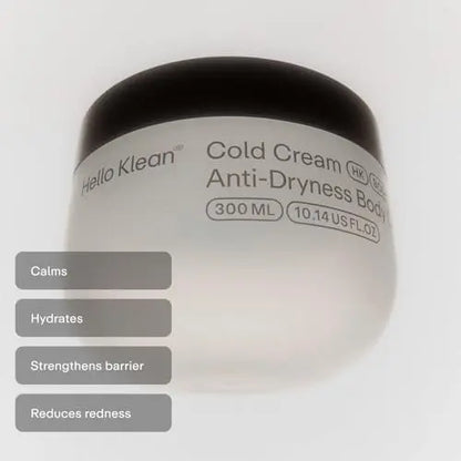 Hello Klean Cold Cream Anti-Dryness Body Cream - 10.14 Fl Oz Avelisse