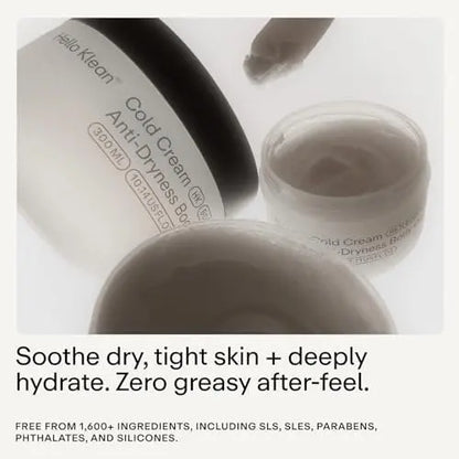 Hello Klean Cold Cream Anti-Dryness Body Cream - 10.14 Fl Oz Avelisse