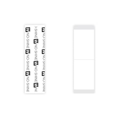 Walker No Shine Bonding Double Sided Tape 1" x 3" Straight Strip 36 Pieces Per Bag Avelisse