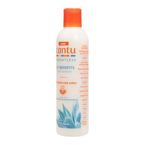 Cantu Weightless Daily Leave-In Cream - 8 fl oz - Hydrating & Nourishing Hair Care - görsel 4