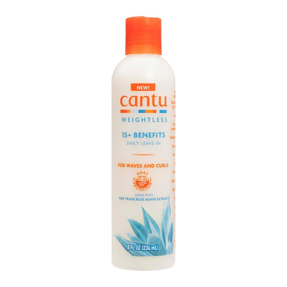Cantu Weightless Daily Leave-In Cream - 8 fl oz - Hydrating & Nourishing Hair Care