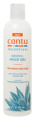 Cantu Weightless Smooth + Hold Gel - 10 fl oz | Lightweight Styling for Defined Curls - görsel 2
