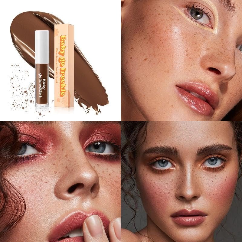 Water Resistant Faux Freckle Liquid Freckle Pen Stamp - Natural Brown, Long-Lasting Freckle Makeup Avelisse
