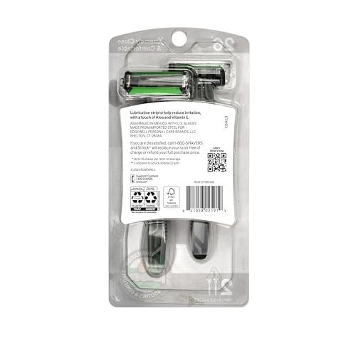 Schick Xtreme 5 Blade Disposable Razors for Men - Sensitive Skin Razor Pack, 2 Count - görsel 4