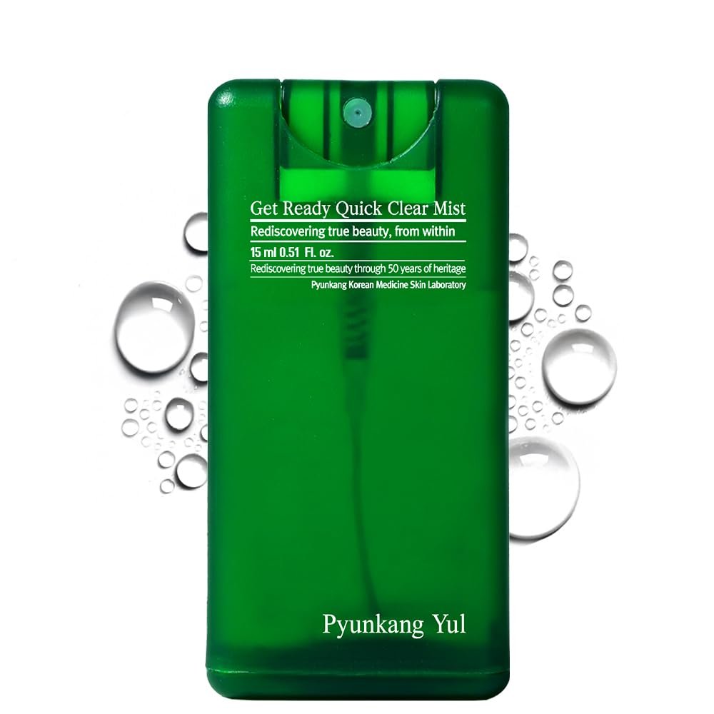 Pyunkang Yul PKY Ultimate Get Ready Quick Clear Mist for Sensitive Skin – Calming & Soothing Face Mist with Cica & Tea Tree, 15ml Avelisse