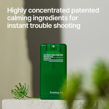 Pyunkang Yul PKY Ultimate Get Ready Quick Clear Mist for Sensitive Skin – Calming & Soothing Face Mist with Cica & Tea Tree, 15ml Avelisse