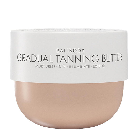 Bali Body Gradual Tanning Butter - Natural, Streak-Free Self Tanner for Buildable Glow, Cruelty-Free & Non-Toxic (200 ml / 6.76 fl oz) Avelisse