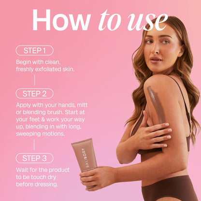 Bali Body Instant Tan Cream - Fast-Drying Self Tanner for All Skin Types, 150 ml Avelisse