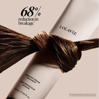 LolaVie Jen’s Sunday Reset Duo - Exfoliate & Detox Scalp Shampoo (6 oz) & Intensive Repair Treatment (5 oz) - Vegan, Cruelty-Free, Color Safe - for All Hair Types