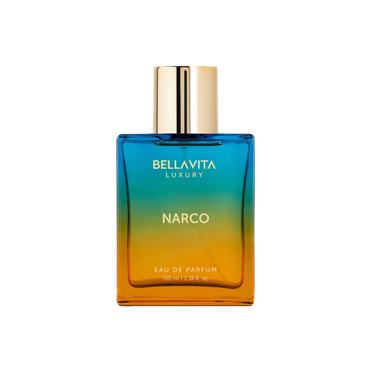 Bellavita Luxury Narco Eau de Parfum 100 ml | Unisex Floral Fragrance with Bergamot, Jasmine & White Musk Avelisse