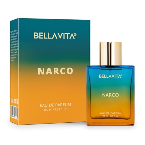 Bellavita Luxury Narco Eau de Parfum 100 ml | Unisex Floral Fragrance with Bergamot, Jasmine & White Musk Avelisse