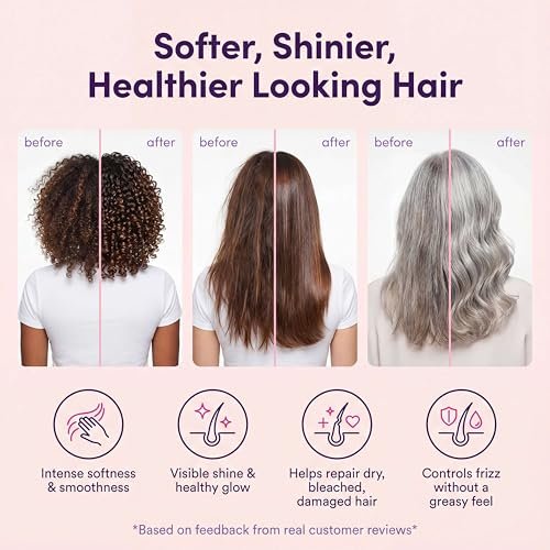 sohl-I.D. Hair Serum for Frizzy Hair – Smooth & Shine Capsules for Dry, Damaged & Curly Hair Avelisse