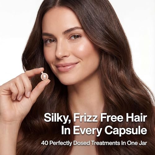sohl-I.D. Hair Serum for Frizzy Hair – Smooth & Shine Capsules for Dry, Damaged & Curly Hair Avelisse
