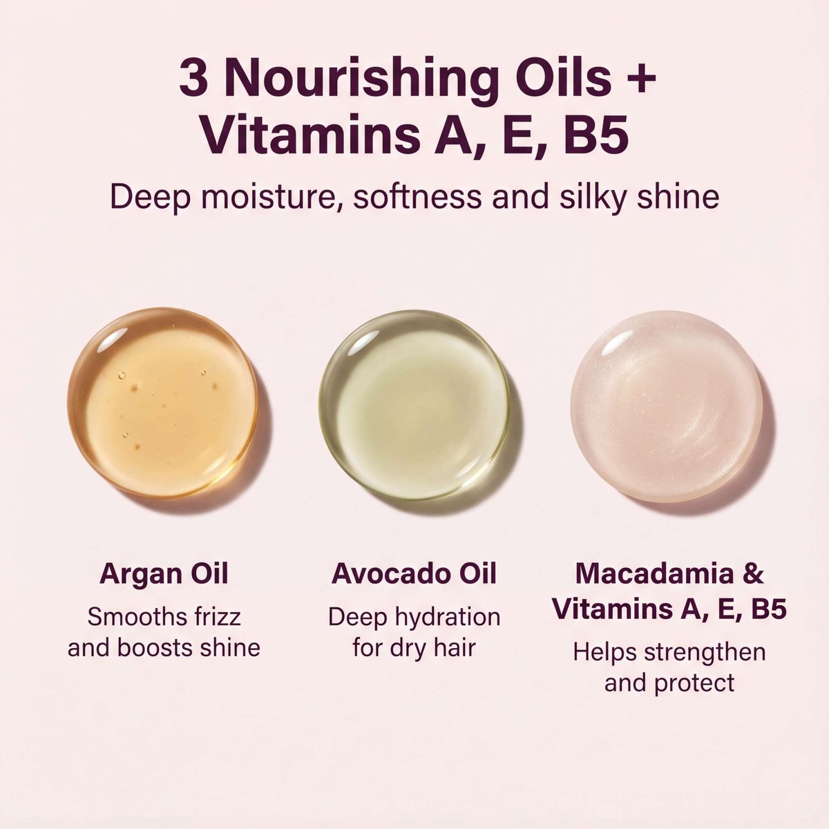 sohl-I.D. Hair Serum for Frizzy Hair – Smooth & Shine Capsules for Dry, Damaged & Curly Hair Avelisse