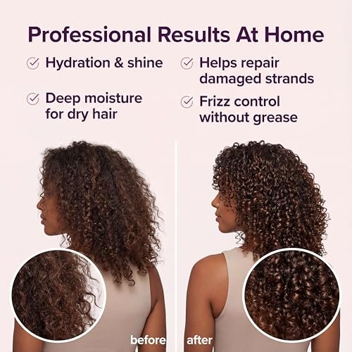sohl-I.D. Hair Serum for Frizzy Hair – Smooth & Shine Capsules for Dry, Damaged & Curly Hair Avelisse