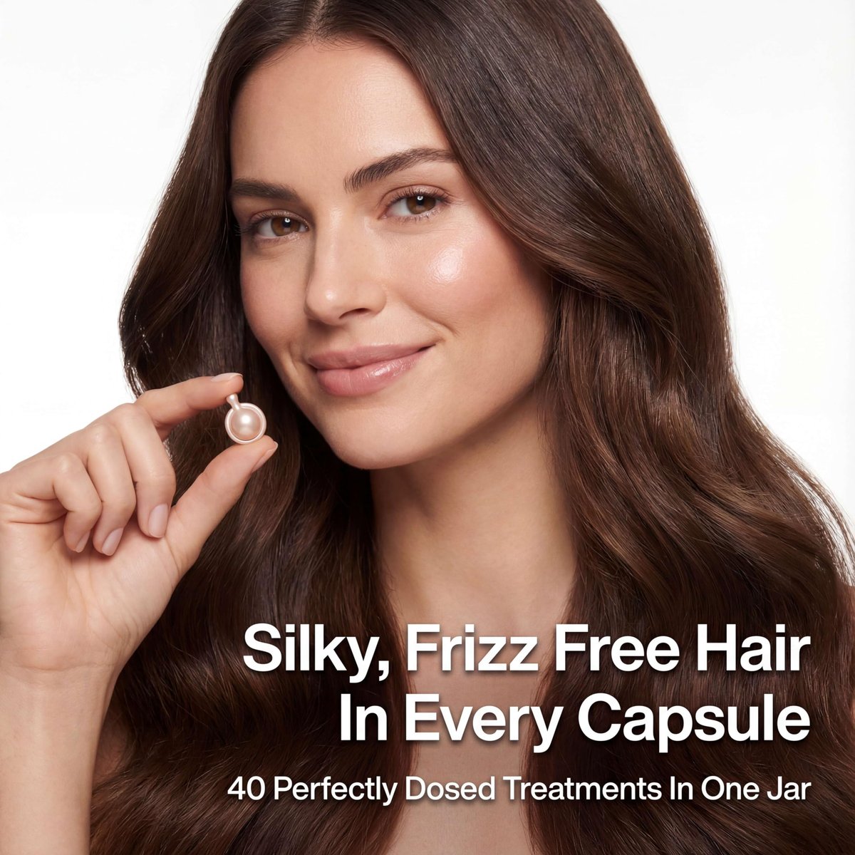 sohl-I.D. Hair Serum for Frizzy Hair – Smooth & Shine Capsules for Dry, Damaged & Curly Hair Avelisse