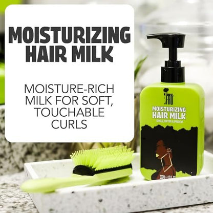 Pardon My Fro Moisturizing Hair Milk - Hydrating Leave-In Conditioner for Curly, Kinky & Coily Hair, Frizz Control, Detangles, Softens Curls, Improves Manageability, Lightweight Formula - 12 fl oz Avelisse