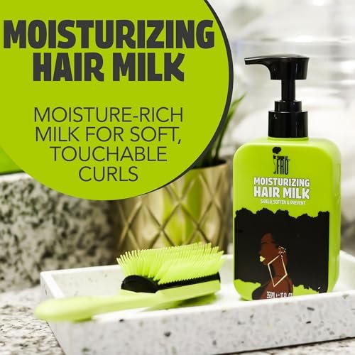 Pardon My Fro Moisturizing Hair Milk - Hydrating Leave-In Conditioner for Curly, Kinky & Coily Hair, Frizz Control, Detangles, Softens Curls, Improves Manageability, Lightweight Formula - 12 fl oz Avelisse