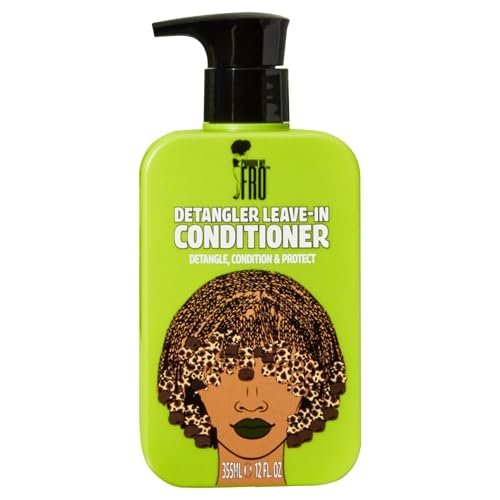 Pardon My Fro Detangler Leave-In Conditioner - Moisturizing, Hydrating for Curly, Wavy & Textured Hair, Anti-Frizz, Lightweight, Nourishing, Restores Dry Hair, Softens & Enhances Shine - 12 fl oz Avelisse