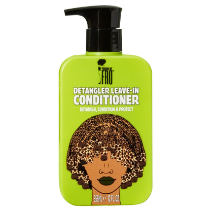 Pardon My Fro Detangler Leave-In Conditioner - Moisturizing, Hydrating for Curly, Wavy & Textured Hair, Anti-Frizz, Lightweight, Nourishing, Restores Dry Hair, Softens & Enhances Shine - 12 fl oz Avelisse