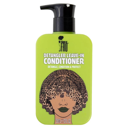 Pardon My Fro Detangler Leave-In Conditioner - Moisturizing, Hydrating for Curly, Wavy & Textured Hair, Anti-Frizz, Lightweight, Nourishing, Restores Dry Hair, Softens & Enhances Shine - 12 fl oz Avelisse