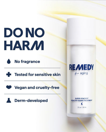 Remedy for Healthy Aging - Retinal, Resveratrol, Glycolic Acid, Argireline, Ferulic Acid, Matrixyl 3000 - Anti-Aging Serum for Wrinkles, Uneven Texture & Tone - By Dermatologist Dr. Shah (1 Fl Oz) Avelisse