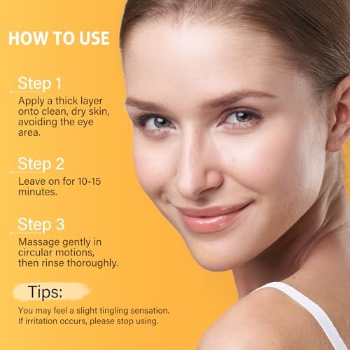 RIHAKO Pumpkin Enzyme Face Mask – Brightening & Exfoliating Facial Mask for Women, Dead Skin, Dullness, Dark Spots, Uneven Skin Tone, Large Pores (3.52 oz) Avelisse