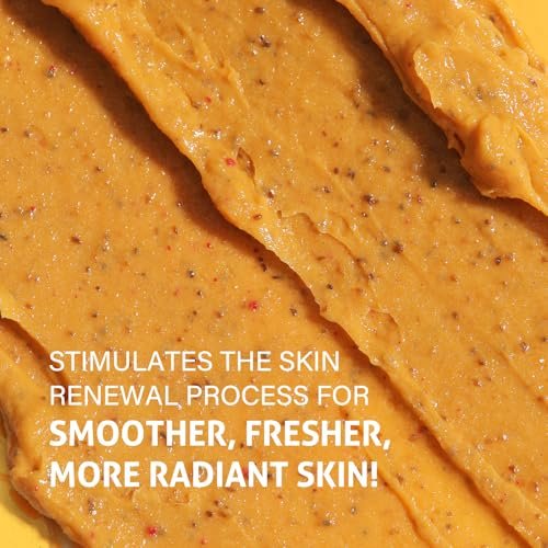 RIHAKO Pumpkin Enzyme Face Mask – Brightening & Exfoliating Facial Mask for Women, Dead Skin, Dullness, Dark Spots, Uneven Skin Tone, Large Pores (3.52 oz) Avelisse