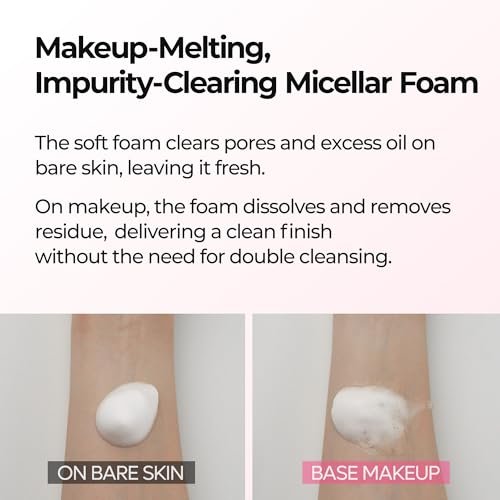 Dr.Melaxin Melting Cleanser - Hypoallergenic Makeup Remover with Quick Bubble Technology, Deep Pore Cleansing for All Skin Types, 150ml Avelisse