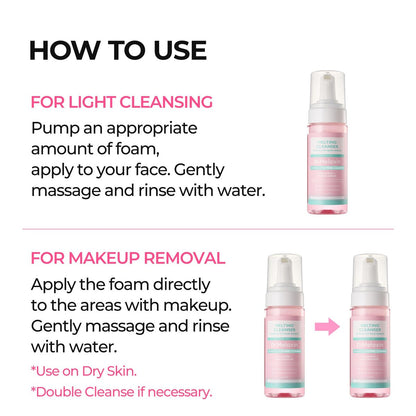 Dr.Melaxin Melting Cleanser - Hypoallergenic Makeup Remover with Quick Bubble Technology, Deep Pore Cleansing for All Skin Types, 150ml Avelisse