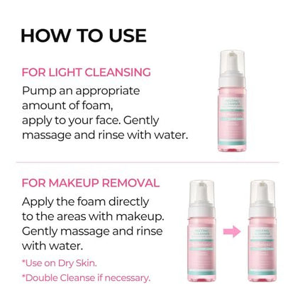 Dr.Melaxin Melting Cleanser - Hypoallergenic Makeup Remover with Quick Bubble Technology, Deep Pore Cleansing for All Skin Types, 150ml Avelisse