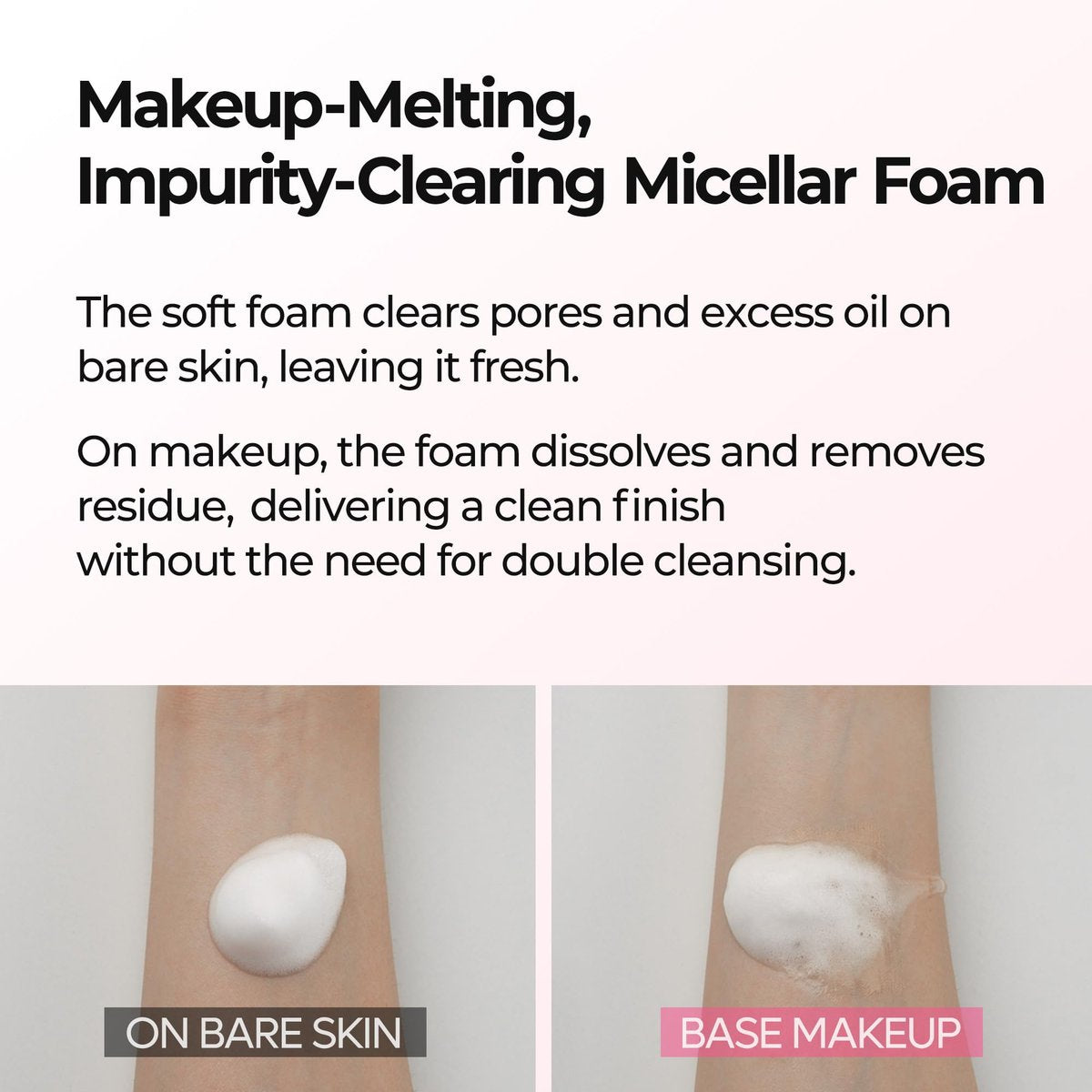 Dr.Melaxin Melting Cleanser - Hypoallergenic Makeup Remover with Quick Bubble Technology, Deep Pore Cleansing for All Skin Types, 150ml Avelisse