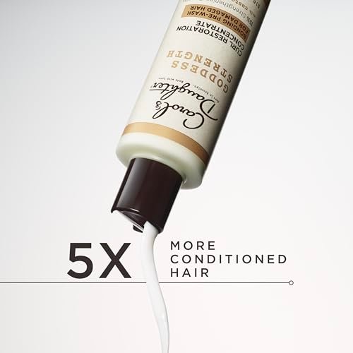 Carol's Daughter Goddess Strength Curl Restoration Concentrate, Bonding Pre-Shampoo Hair Repair Treatment for Damaged Hair, 5.1 Fl Oz - görsel 9