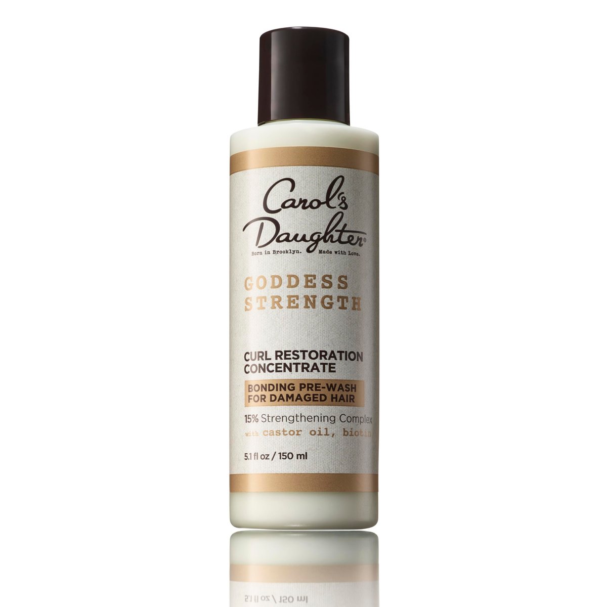 Carol's Daughter Goddess Strength Curl Restoration Concentrate, Bonding Pre-Shampoo Hair Repair Treatment for Damaged Hair, 5.1 Fl Oz - görsel 2