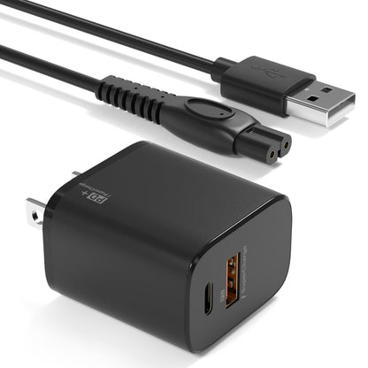 BIYTC 5V USB Charger Compatible with Philips Norelco Shavers – Replacement Charging Cable for QP2724, MG5910, MG9525, and More