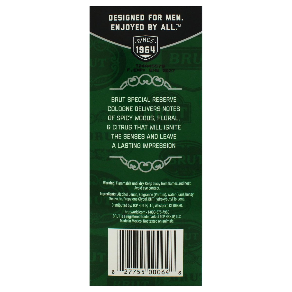 Brut Special Reserve for Men - 3.4 oz Eau de Cologne Spray Avelisse