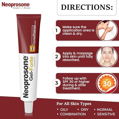 Neoprosone Skin Brightening Gel - 1 fl oz / 30 ml - Daily Moisturizer with Alpha Arbutin for Oily, Combination, Sensitive Skin - Face & Body - görsel 10