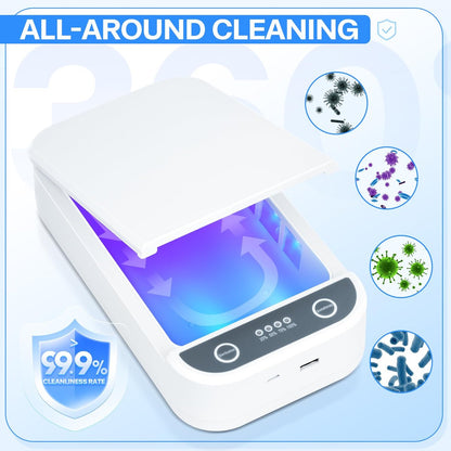LXIANGN Nail Tool Sterilizer with Blue Light - Portable USB Sterilizer for Nail Tools, Manicure Tools, Tweezers, Jewelry, Phone, Beauty Tool Cleaner Machine for Salon & Home Avelisse
