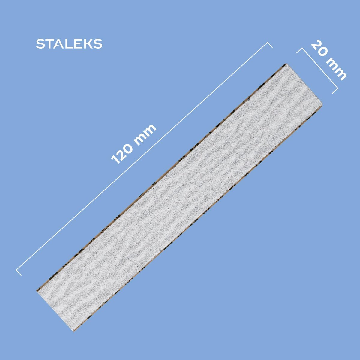 STALEKS PRO Smart 22 PapmAm Disposable Nail Files - 100 Grit, 50 Pcs, Glueless Soft Foam Abrasive Covers with Aluminum Oxide for Artificial Nail Shaping - görsel 13